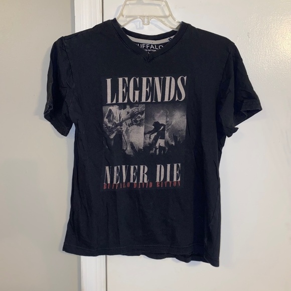 Buffalo David Bitton size large ladies V neck tshirt - Picture 1 of 4